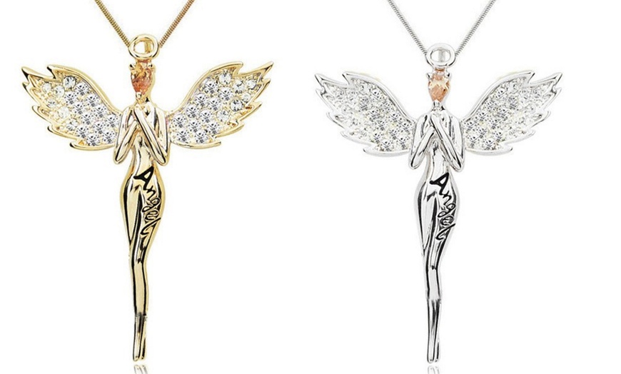 Image 1: Guardian Angel Necklace