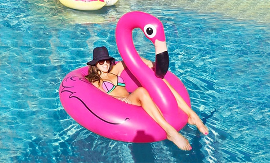 Image 4: Giant Inflatable Pink Flamingo