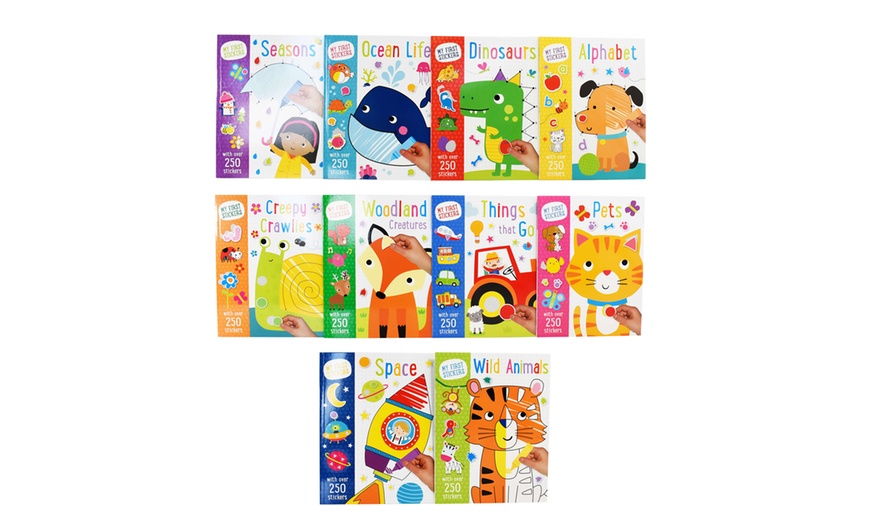 Image 3: My First Stickers 10 Activity Books Collection with Over 250 Stickers