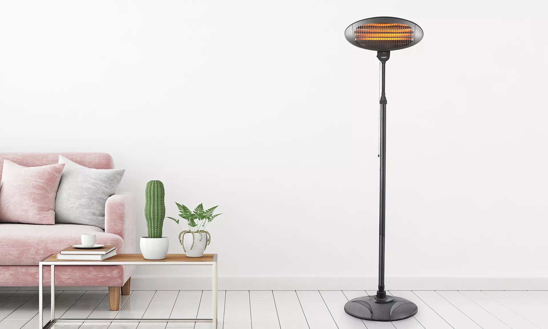 Stufa elettrica a patio Wintem da interno ed esterno da 2000 W - Primary Image