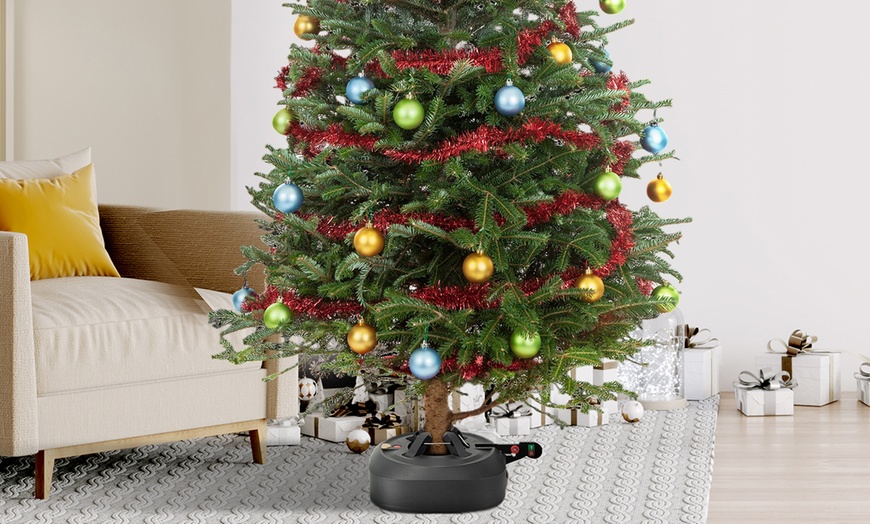 Image 9: Heavy Duty Christmas Tree Stand for Real Trees