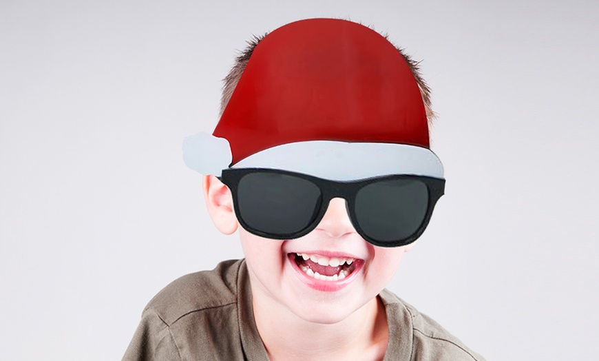 Image 3: Novelty Christmas Sunglasses