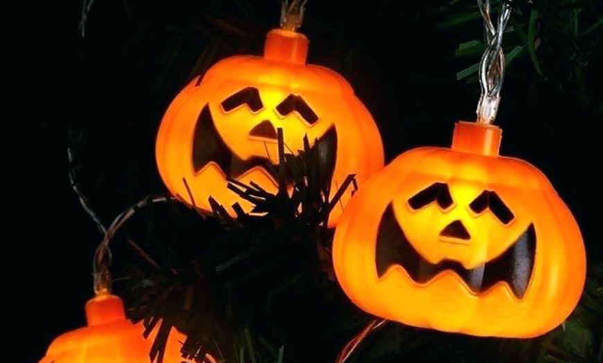 Image 1: Halloween LED String Lights