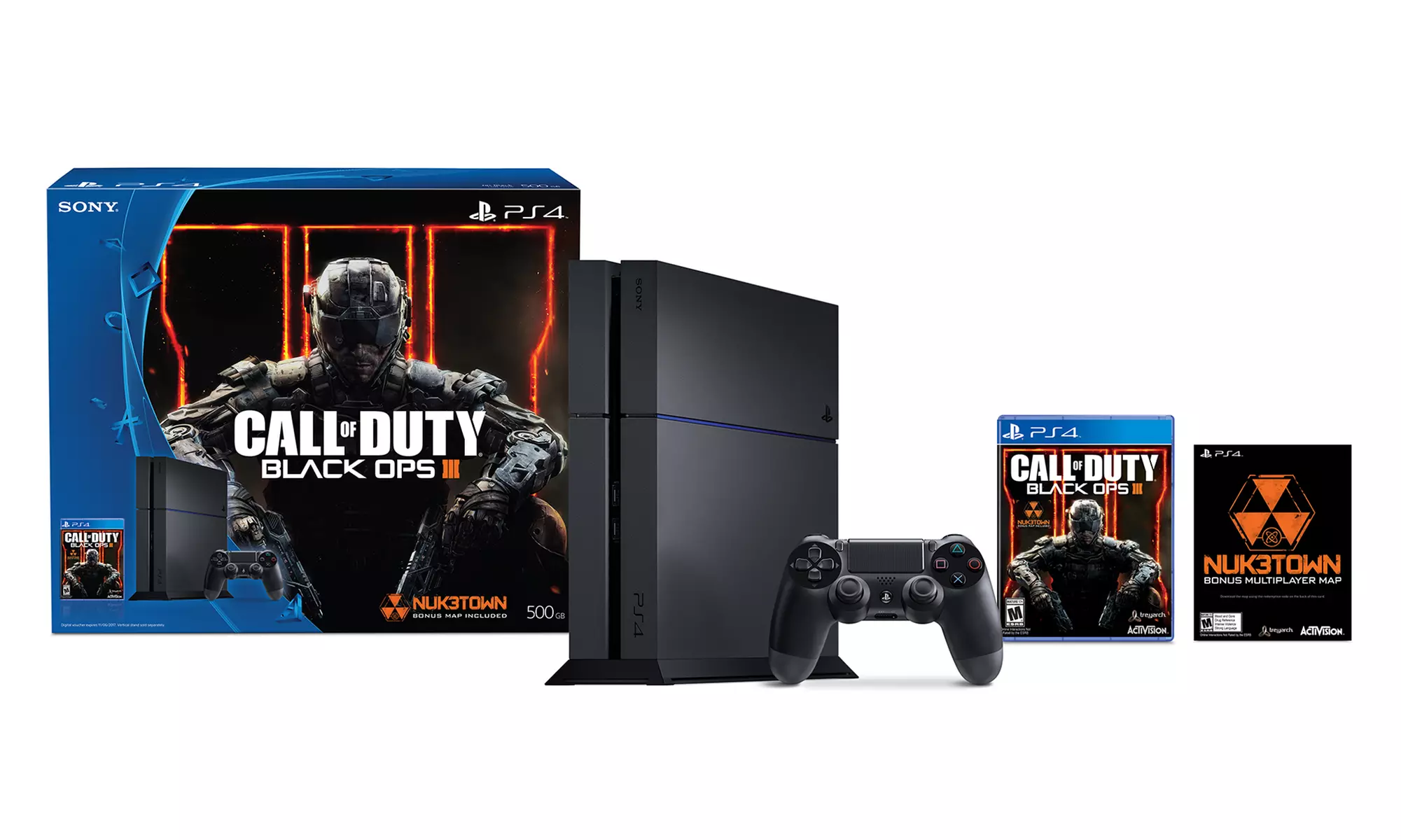 Sony PlayStation 4 500GB Bundle with Call of Duty: Black Ops 3 and PlayStation TV - Primary Image