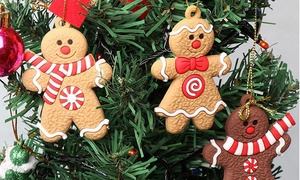 Gingerbread Man Christmas Tree Ornaments