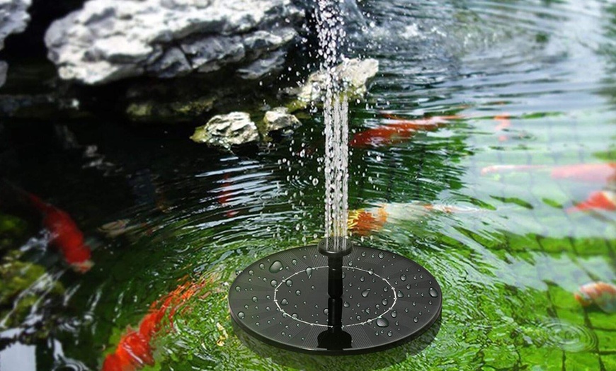 Image 3: Solar-Powered Fountain Pump