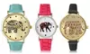 Women's Elephant-Themed Novelty Watches
