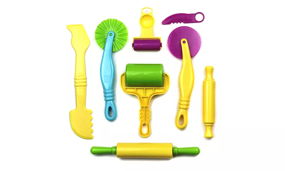 Strokes Art Durable Clay and Dough Tool Set (24-Piece) - Second Medium