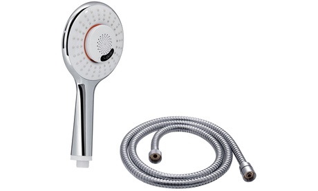 Soffione per la doccia Gedy, effetto pioggia, con diffusore musica, speaker bluetooth G-Music e tubo opzionale