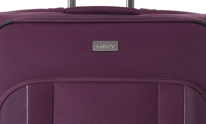 Image 17: Antler Three-Piece Suitcase Set