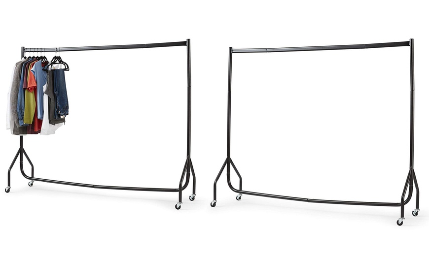 Image 7: Heavy Duty Clothes Rail