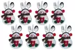 4, 8 ou 12 porte-couverts en forme de bonhomme de neige - Image 2