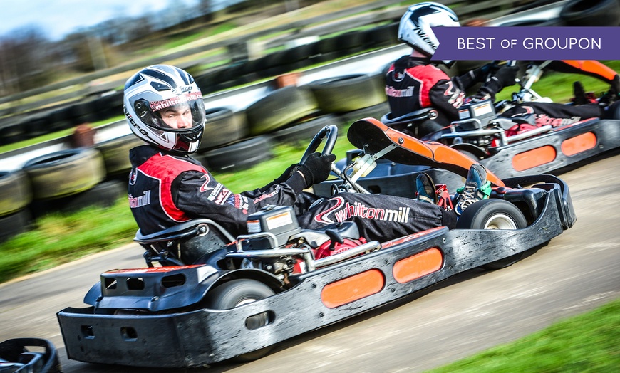 Image 1: 30 Laps of Go-Karting