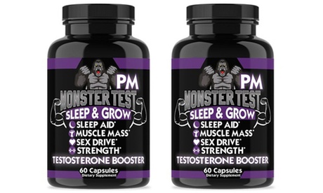 Monster Test PM Testosterone Booster and Sleep Support Monster Test PM Testosterone Booster and Sleep Support
