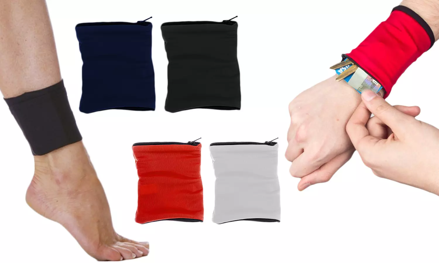 Geldbörse für Hand oder Fußgelenk in der Farbe nach Wahl (bis zu 80% sparen*) - Primary Image