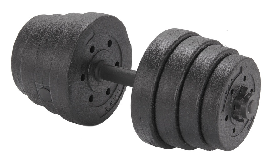 Image 3: Set of Deluxe Dumbbells 30kg