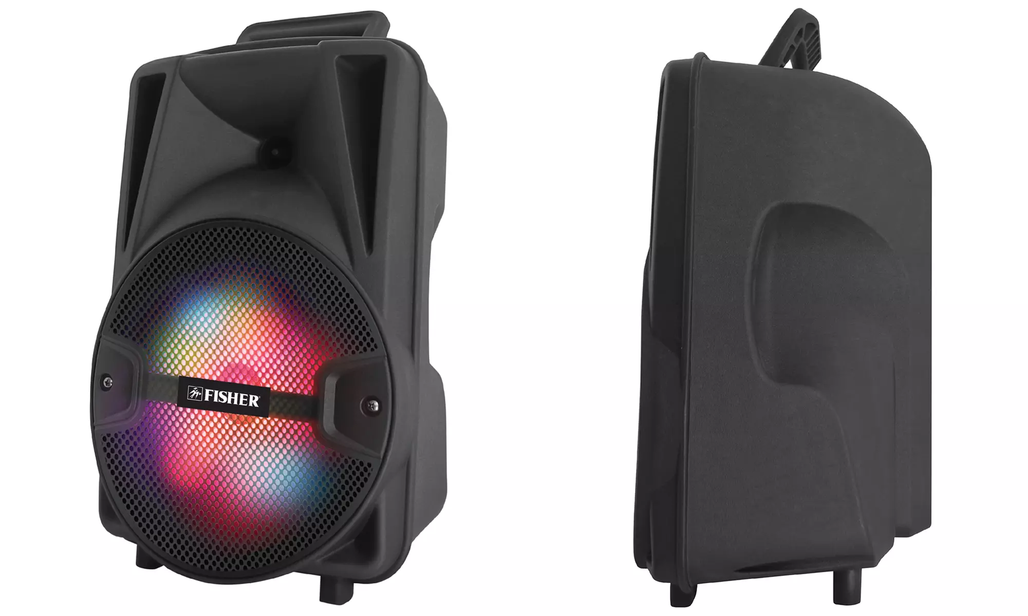 Fisher FBX815M Power Jam Sound 8" Driver Portable Karaoke Speaker - Primary Image