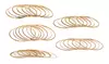 Set of 7 18K Yellow , White and Rose Gold Stackable Bangle Set