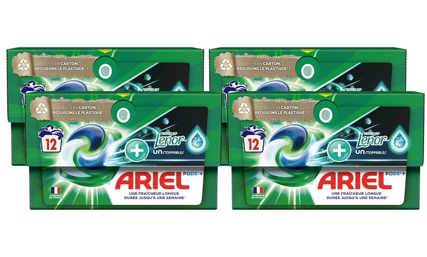 Image 2: 48 ou 96 capsules de lessive Ariel "Touch of Lenor unstoppables"