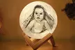 Personalized 3D Moon Lamp: Customizable, LED Light, Perfect Gift for Friends, Family, and Loved Ones (Save 87%) - Image 4