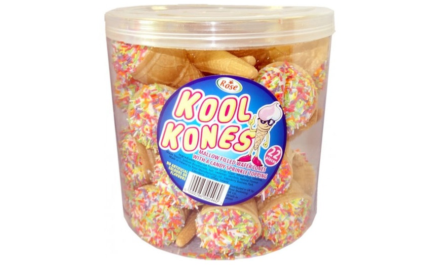 Image 1: Rose Kool Kones in Sprinkles