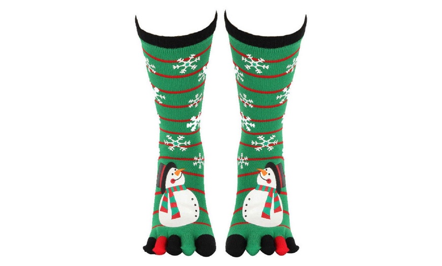 Image 4: Women's Christmas Cotton Socks