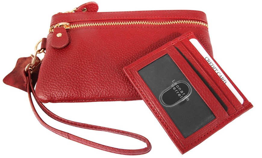 Image 32: Coffret cadeau en cuir Leonardo Verrelli