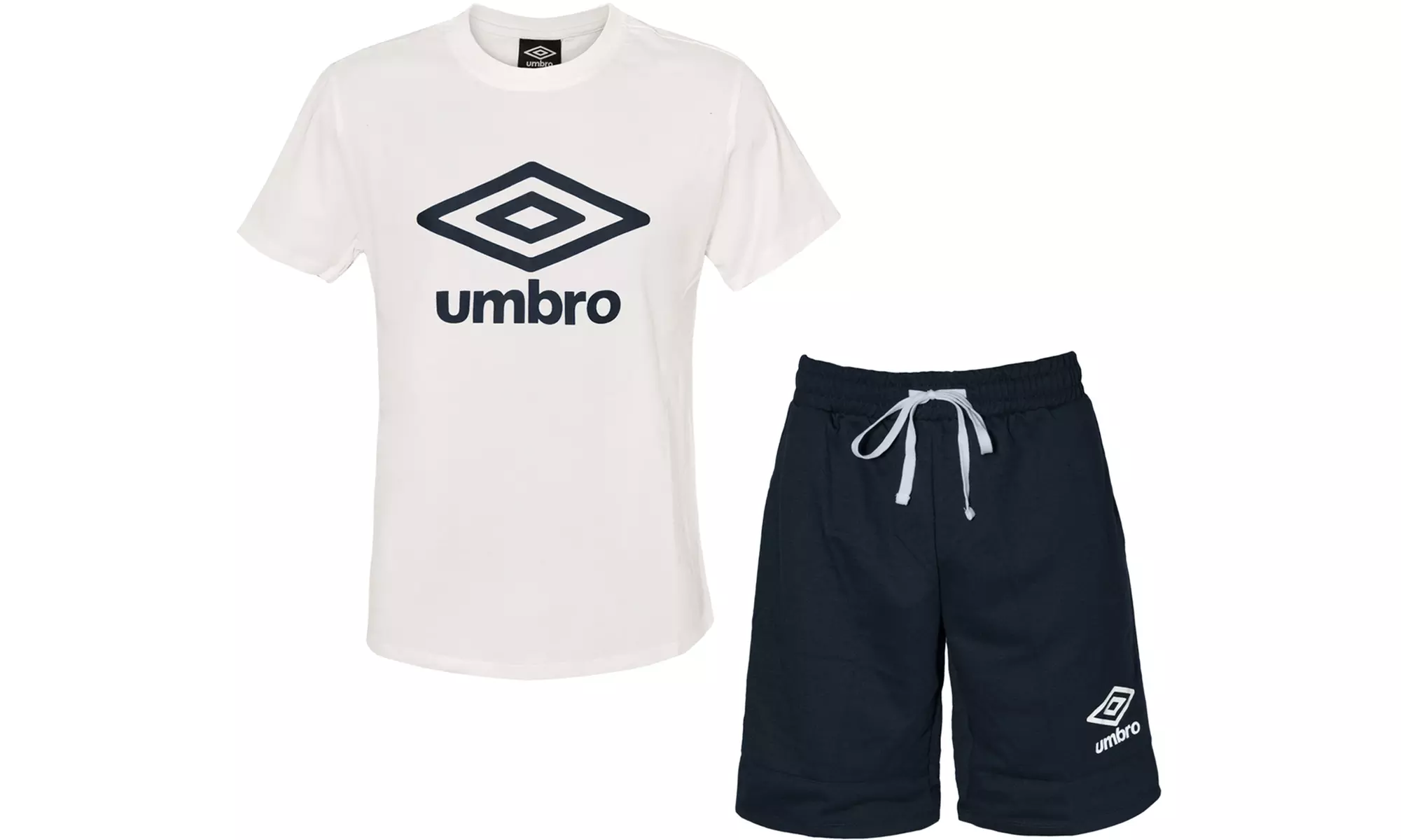 T-shirt e pantaloncini in cotone da uomo Umbro