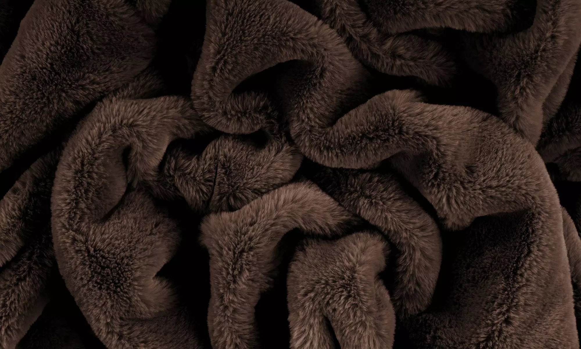 Wohndecke „Heaven" in Felloptik 150 x 200 cm