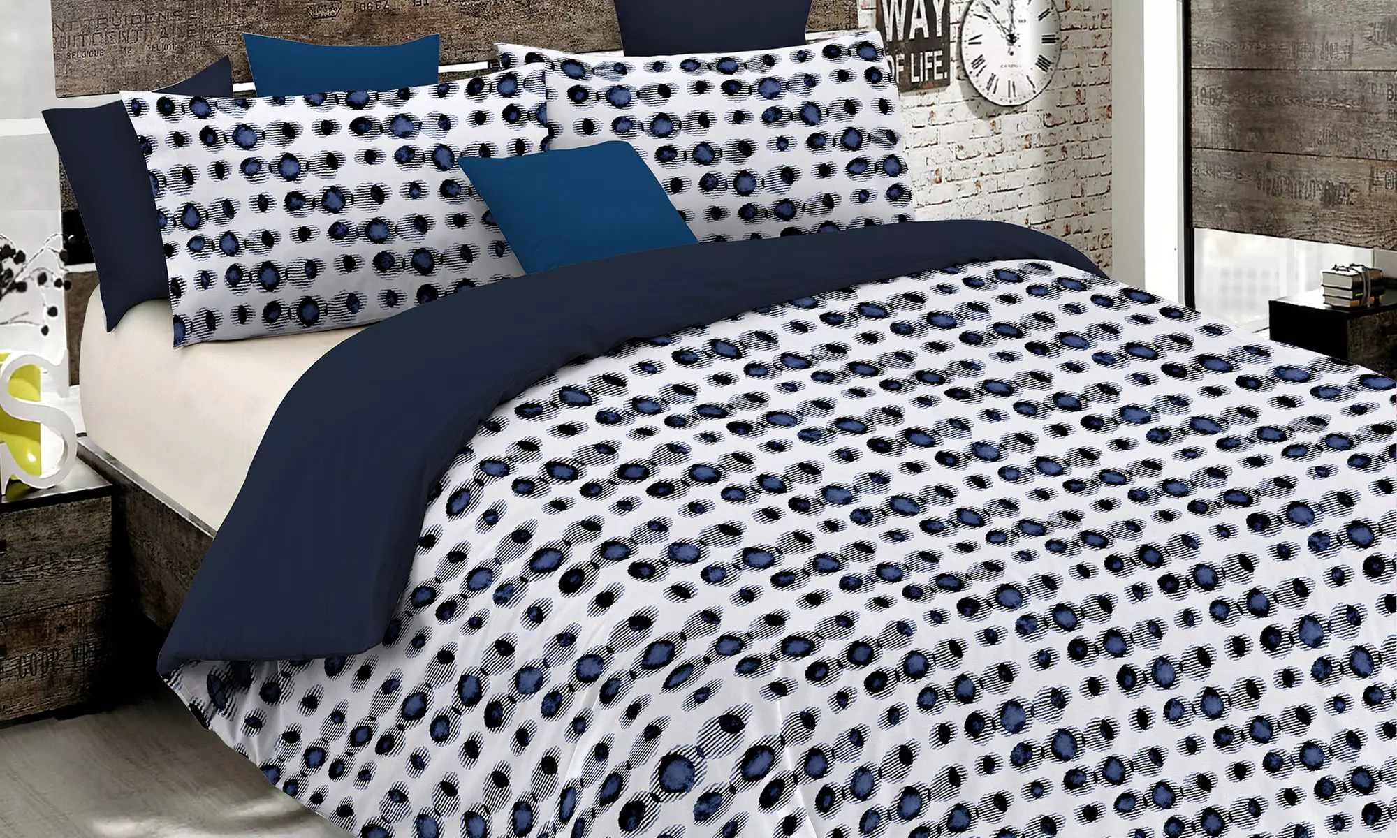 Parure copripiumino Fantasy no stiro Made in Italy