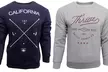 Lot de 2 sweat-shirts imprimés pour hommes, taille et coloris au choix - Second Medium