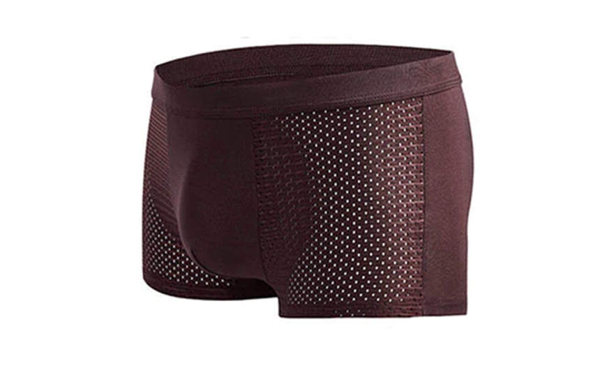 Image 6: Four-Pack of Men's Breathable Mesh Boxers