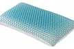 Almohada de espuma viscoelástica microperforada con funda de estructura alveolar, de Sampur - Second Medium