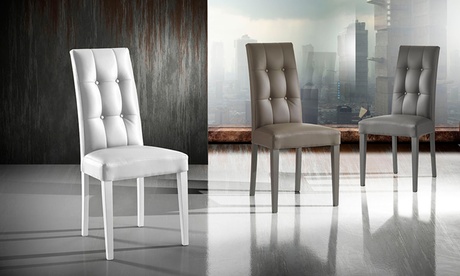 Set composto da 2 sedie Dada Made in Italy disponibile in 3 colori