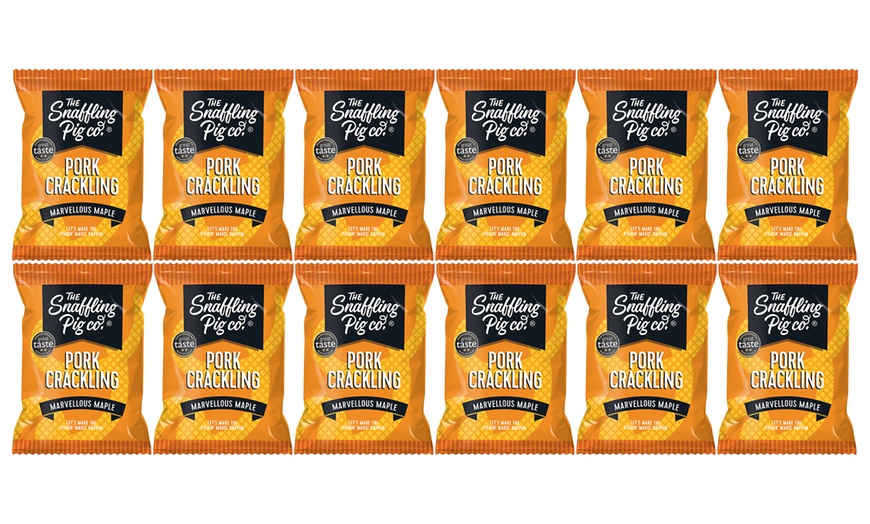 Image 5: 12-Pack of Snaffling Pig ​Pork Crackling 45g Packet