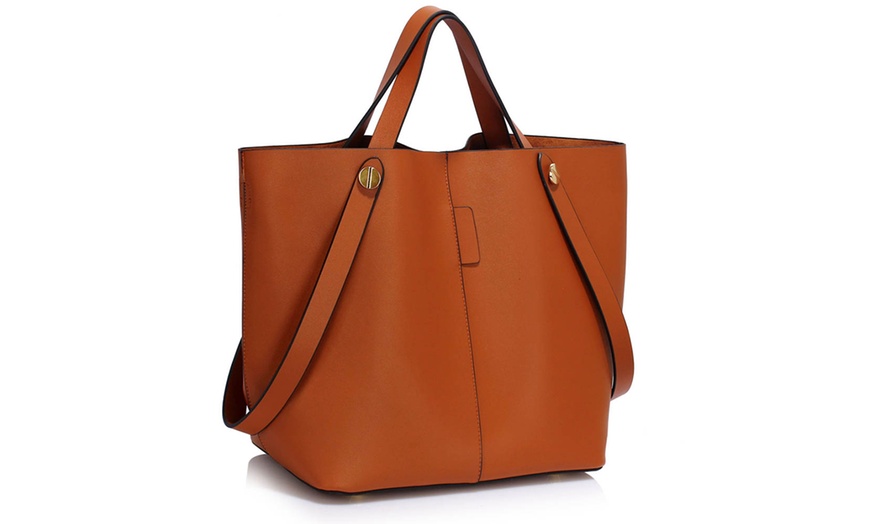 Up To 53% Off Soft Tote with Free Cross Body Bag | Groupon