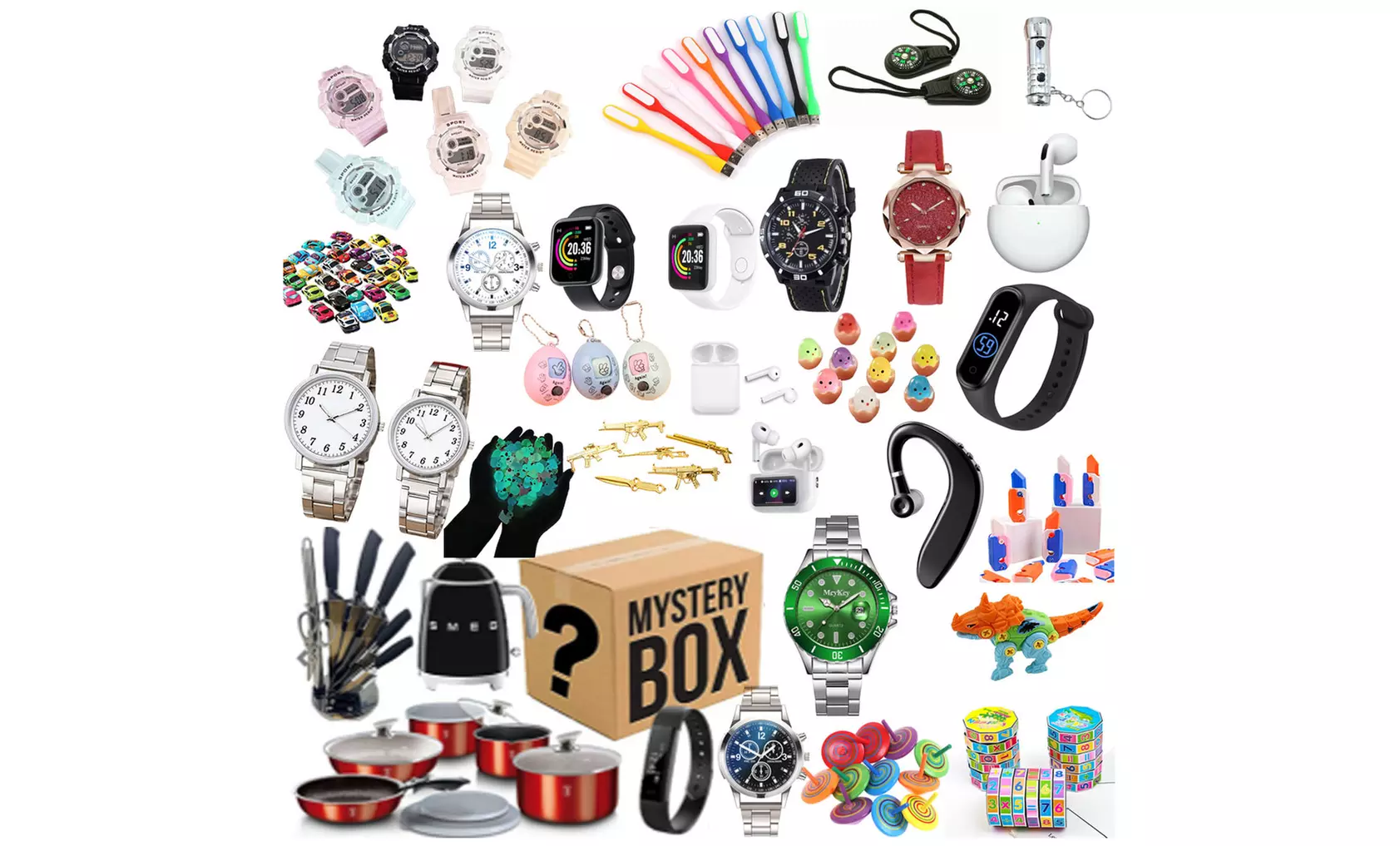 Mega Mystery Box mit Überraschungsartikeln - Primary Image