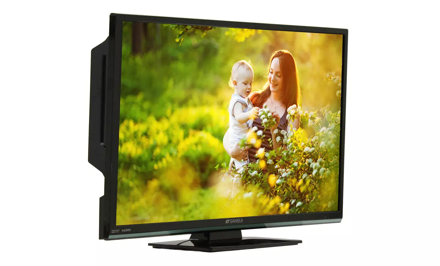 Sansui 24" LED TV/DVD Combo (Manufacturer Refurbished). Free Returns. - Second Medium