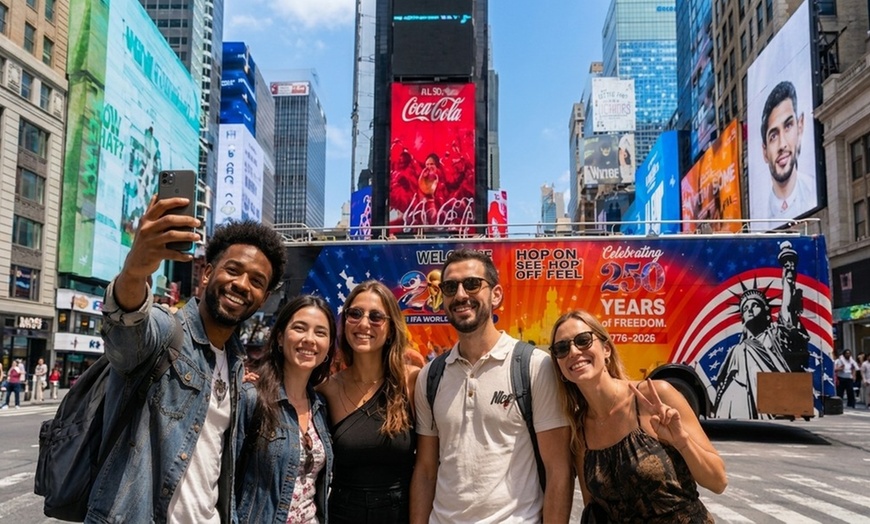 Image 2: NYC Express Tour: Famous Landmarks, Times Square, & More in 75 Mins