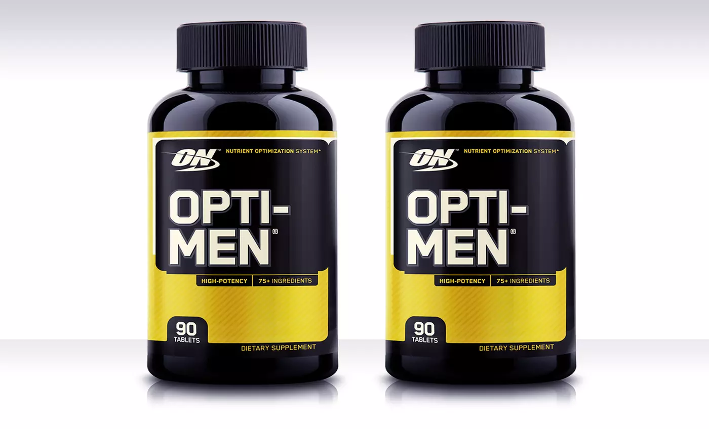 1 or 2 Bottles of Optimum Nutrition Opti-Men Multivitamin; 30 Servings per Bottle - Primary Image