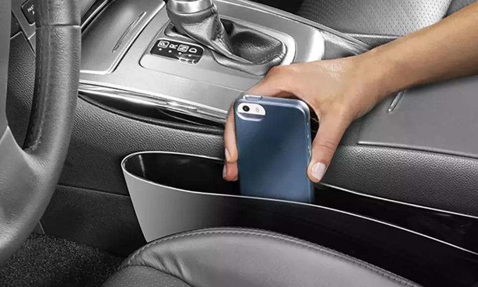 Car Genie Seat Compartment Holder and Catcher (2-Pack) - Primary Image