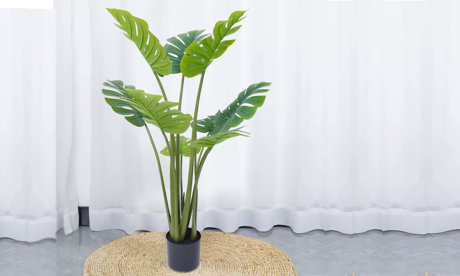 Collezione di piante finte da interno