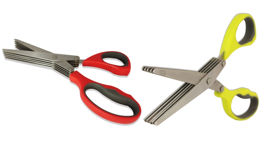 Image 1: Multiblade Kitchen Scissors