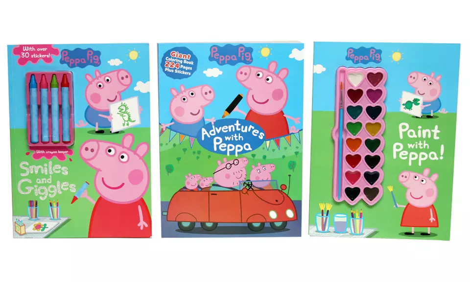 Peppa Pig Children's Art and Activity Book Bundle (3-Piece) - Primary Image