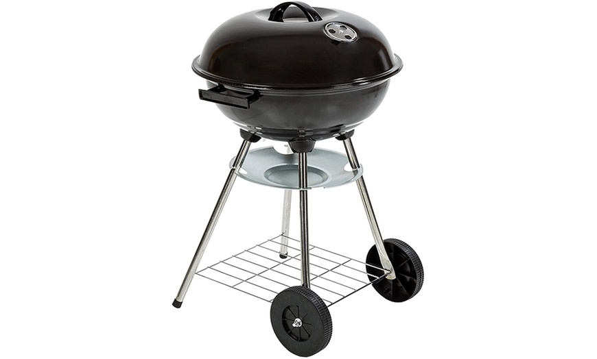 Image 8: AMOS Portable BBQ Charcoal Grill or Kettle BBQ Grill