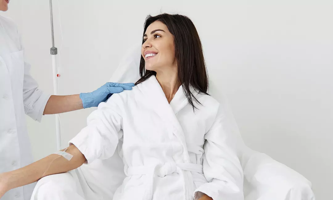 Myers Cocktail IV Or Recovery & Performance IV with Free Wellness Booster at Aesthetica Med Spa (Up to 40% Off) - Primary Image