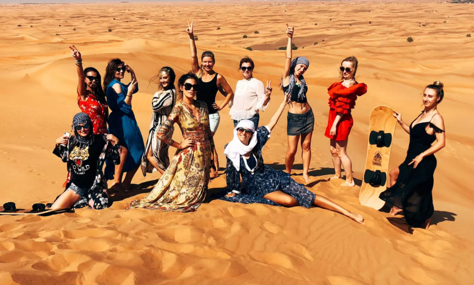 Abu Dhabi Desert Safari w/ Central/Home or Hotel Pickup, Dinner & More