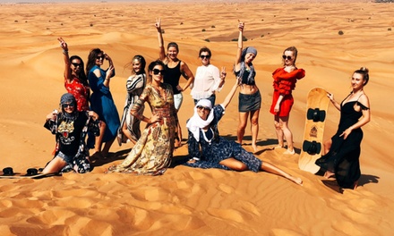 For One Child: Abu Dhabi Desert Safari with Central Pickup - Dinner & Live Shows