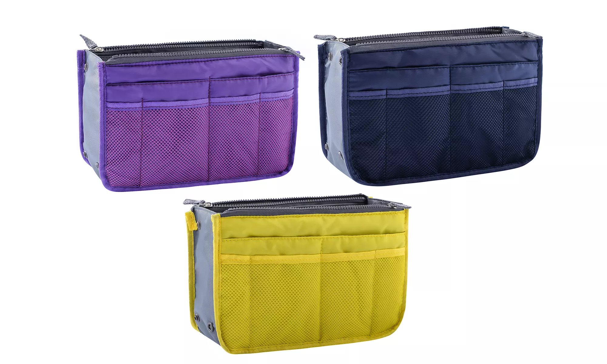 1x, 2x, 3x oder 4x Organizer mit 13 Fächern für Handtasche