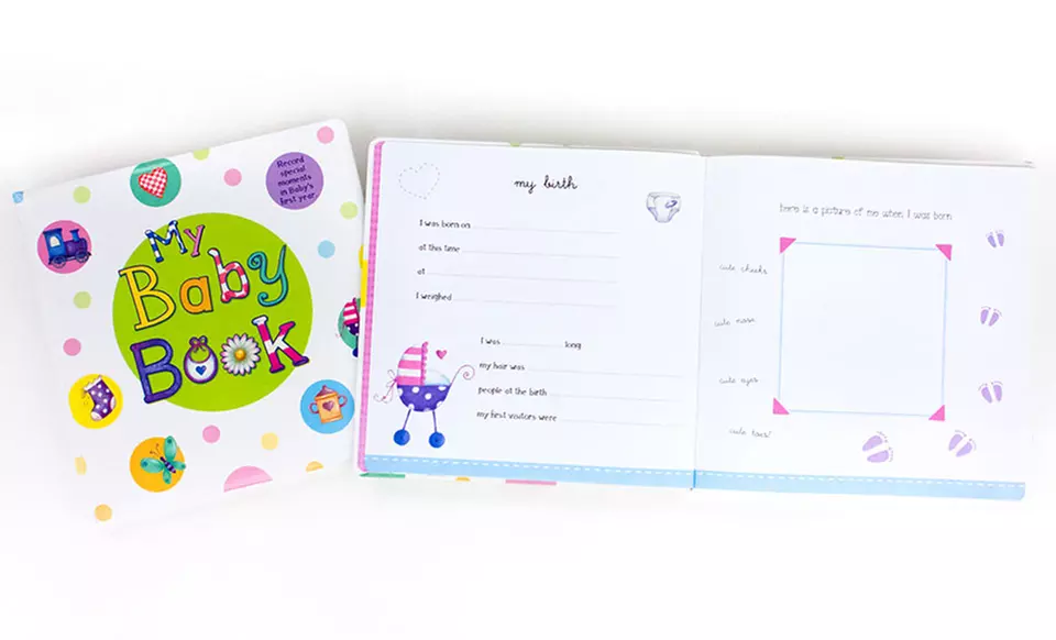 Baby Record Book: My Baby Book. - Primary Image